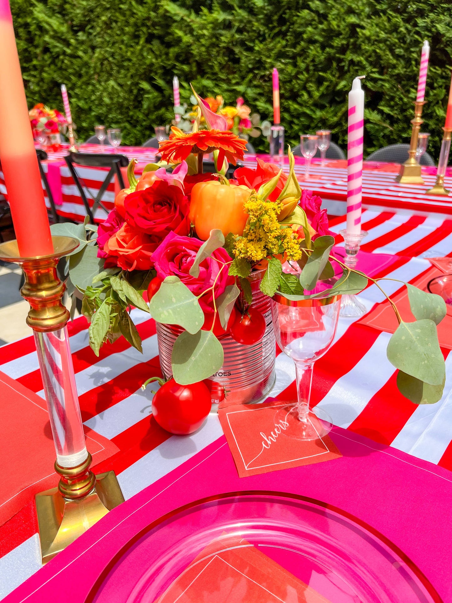 Late Sunset Cheers Luxury Disposable Cotton Napkins