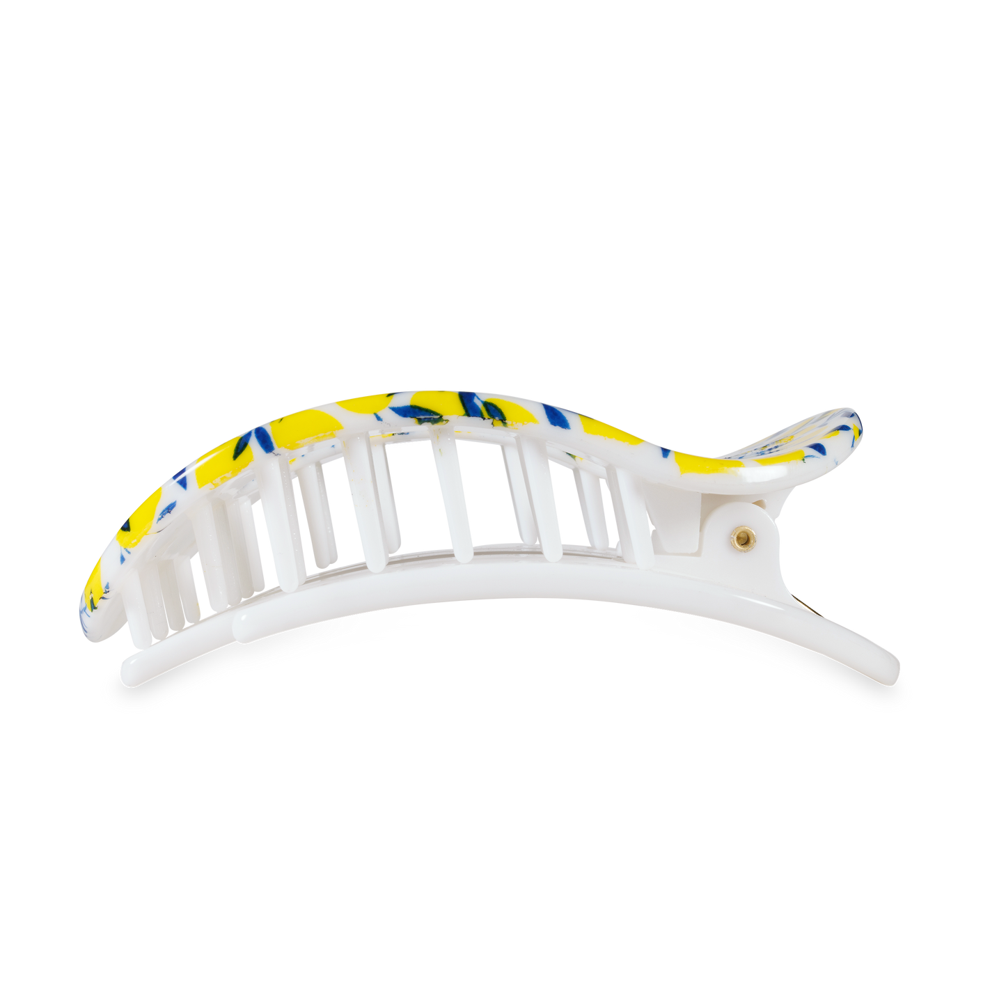 Flat Round Hair Clip | Large | Limoncello