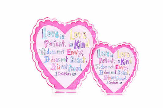 Love Heart Acrylic Shelf
