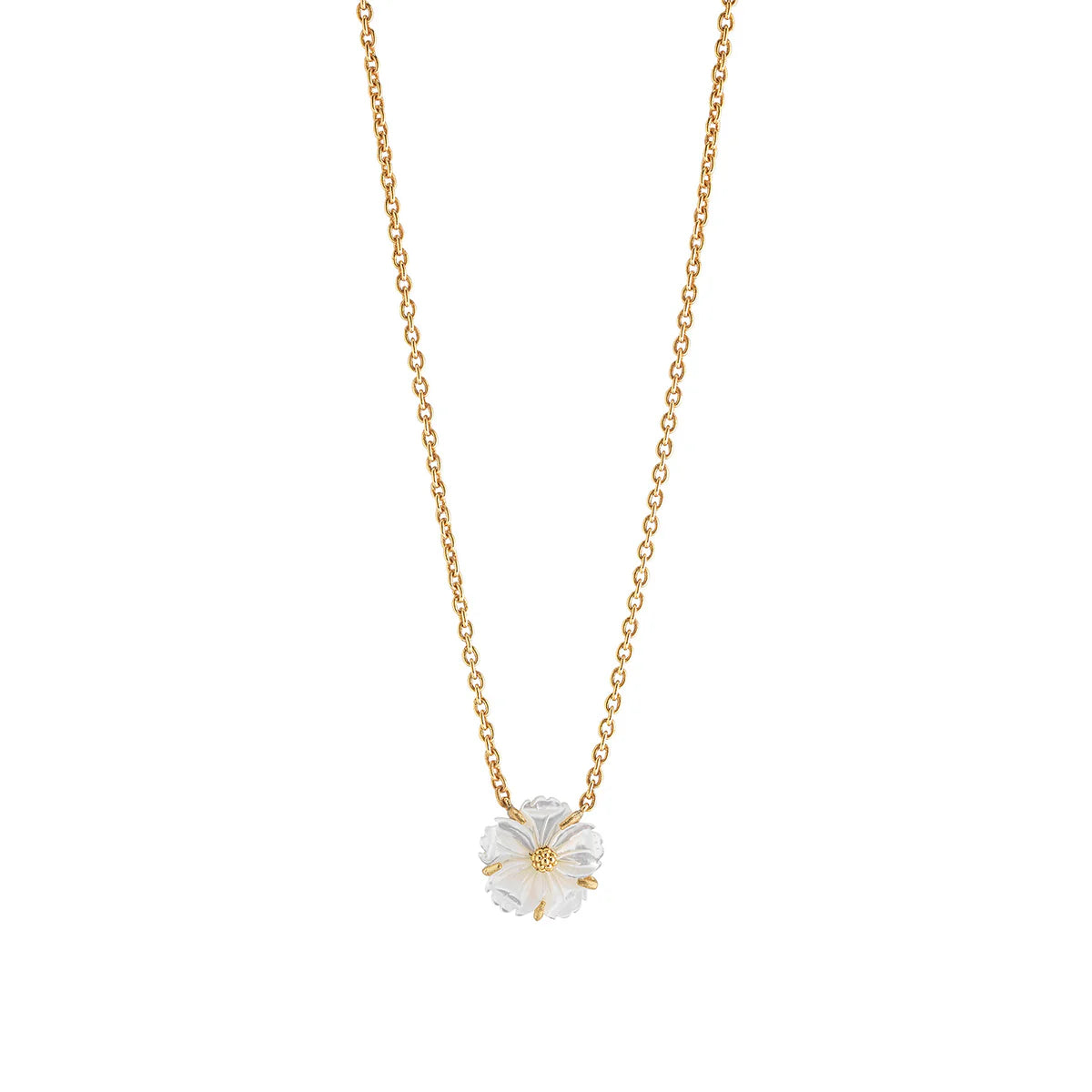 Mermaid Garden Petite Station Necklace - MOP