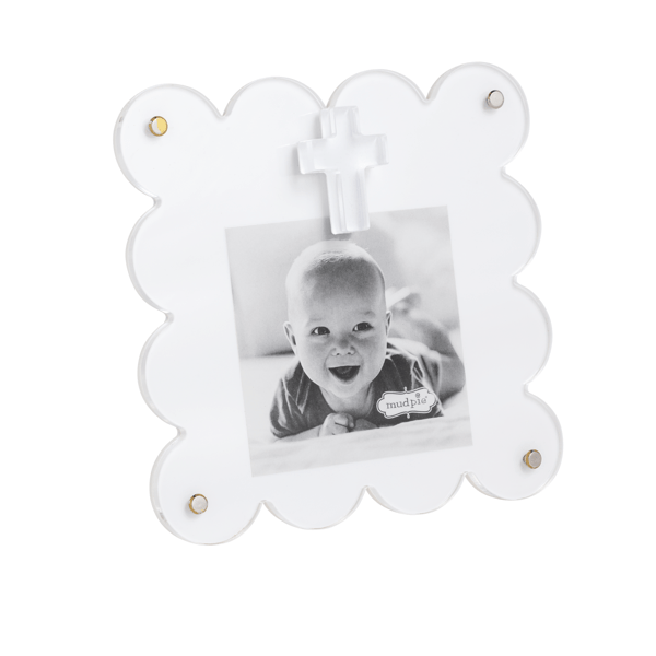 Acrylic Cross Frame | Mud Pie