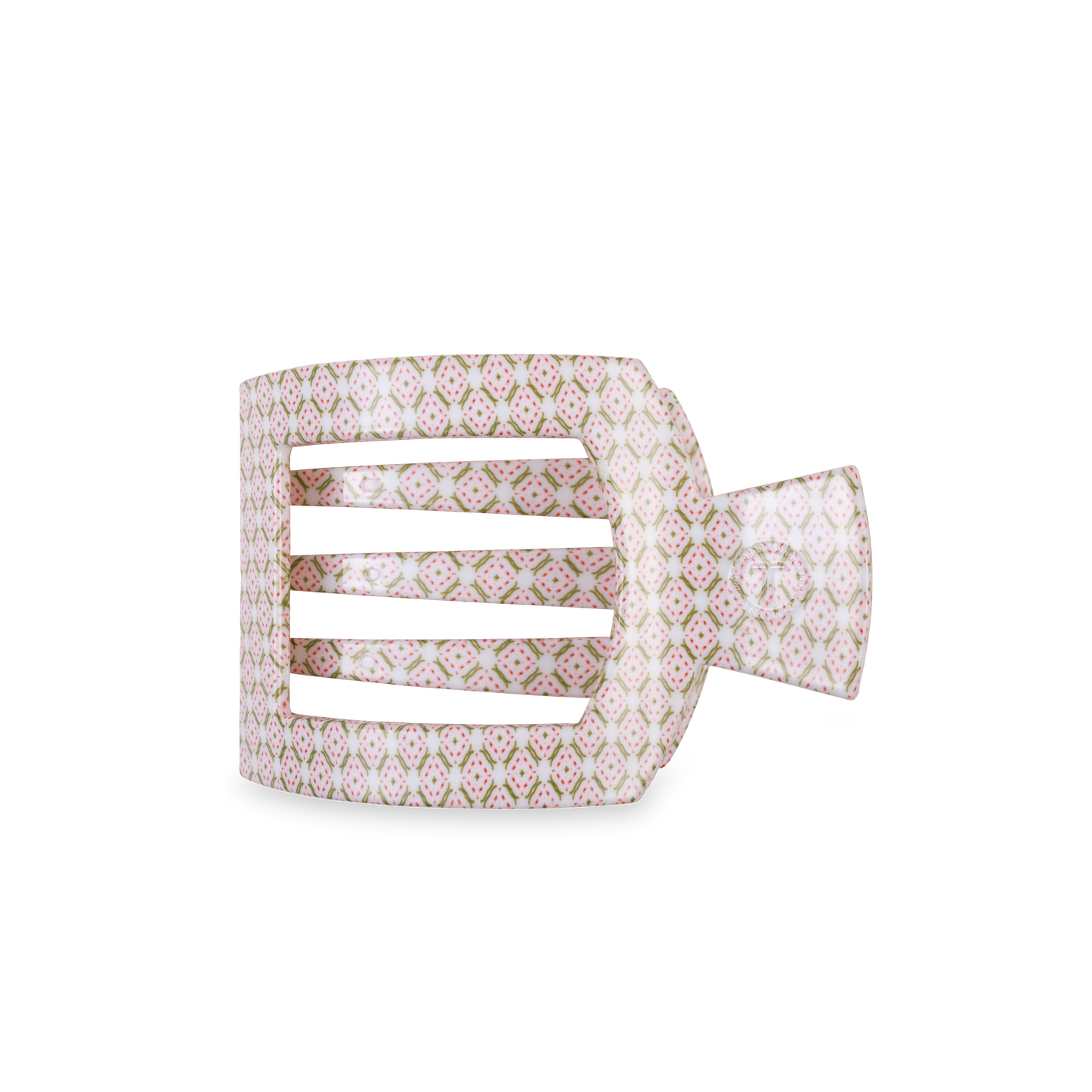 Pine & Pearl | Medium | Flat Square Hair Clip