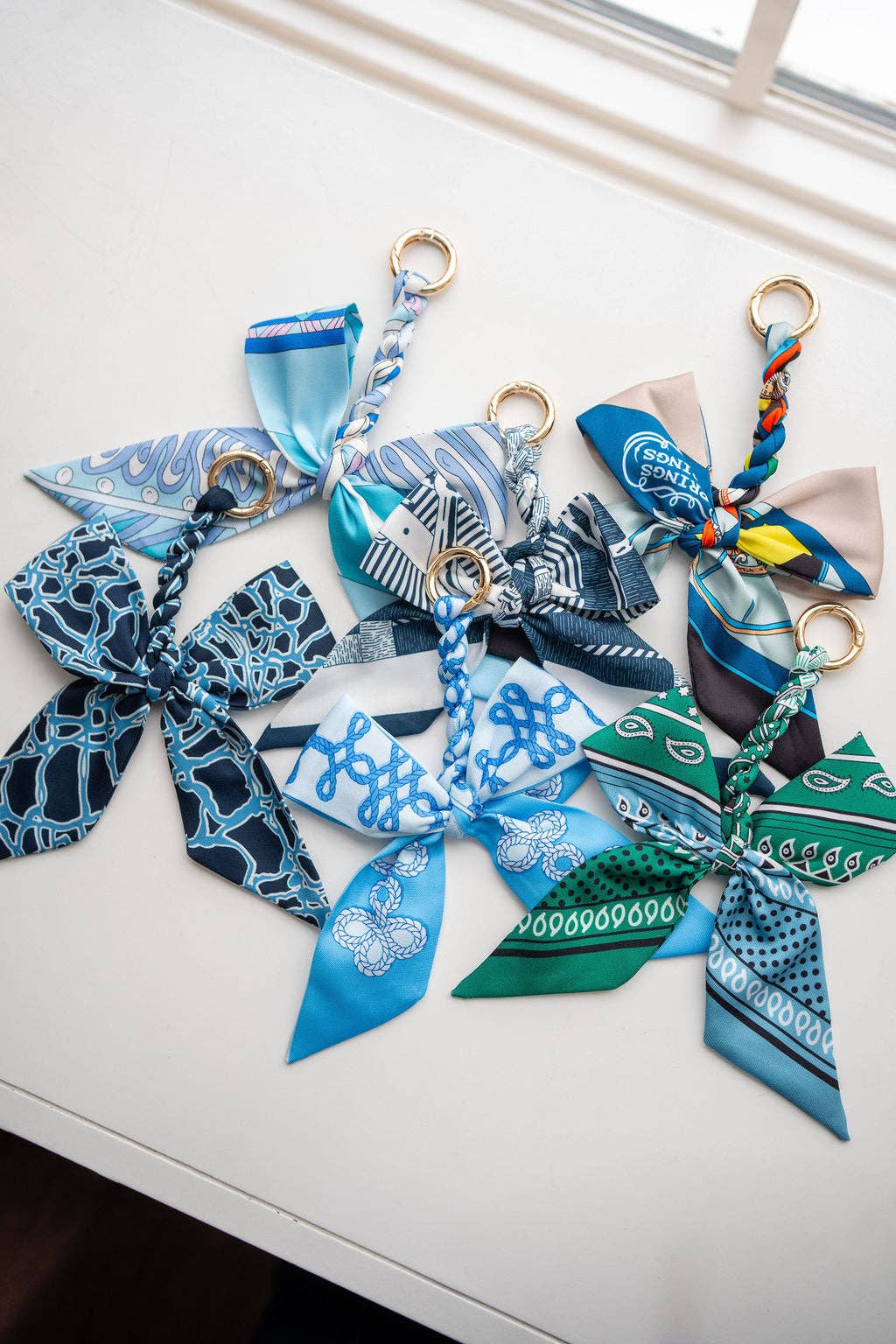Megan Scarf Keychain  Bag Charm