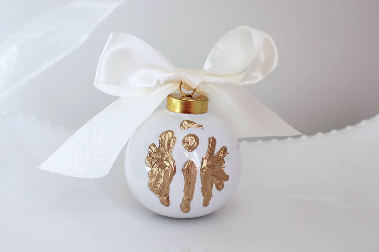 Hand Painted Ceramic Ornament