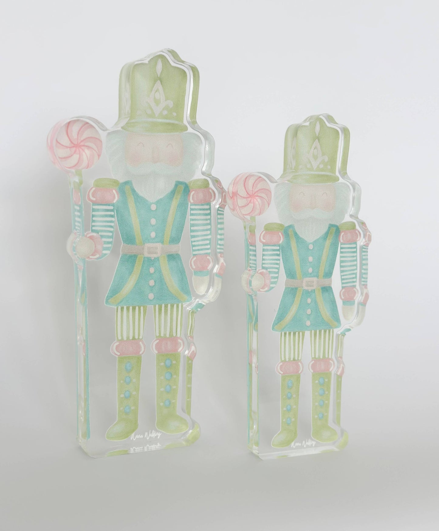Acrylic Nutcracker -  Ornament, Mini, Large 