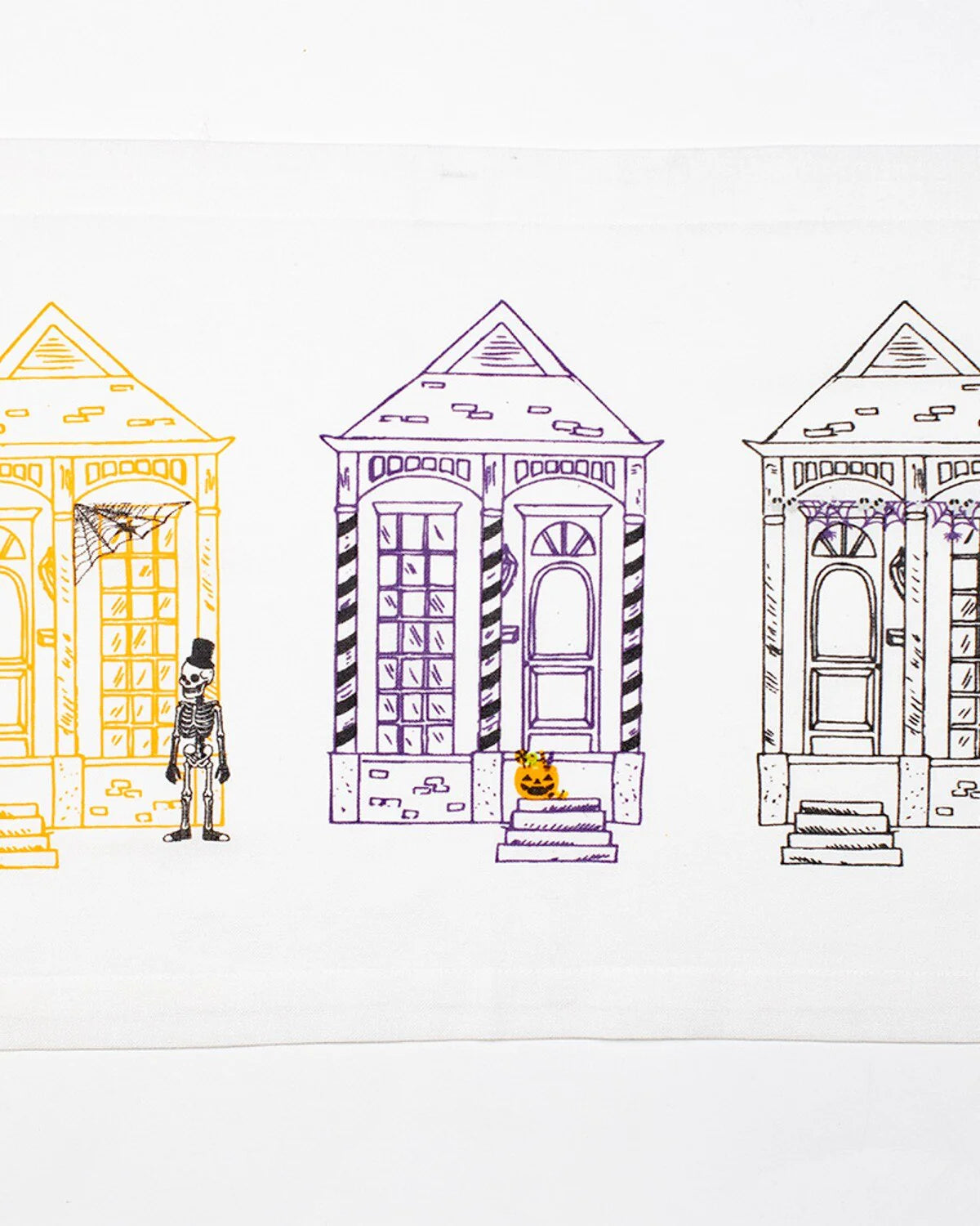 Halloween House Table Runner