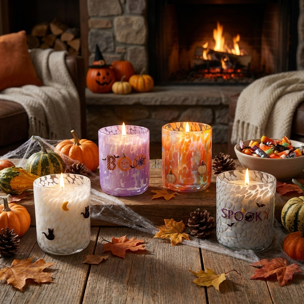 BOO Halloween 12oz Icon Candle