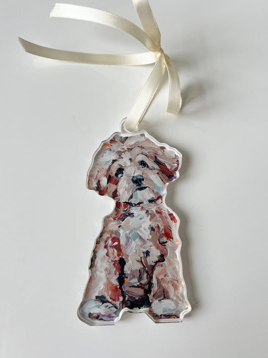 "Maltipoo Apricot" Ornament