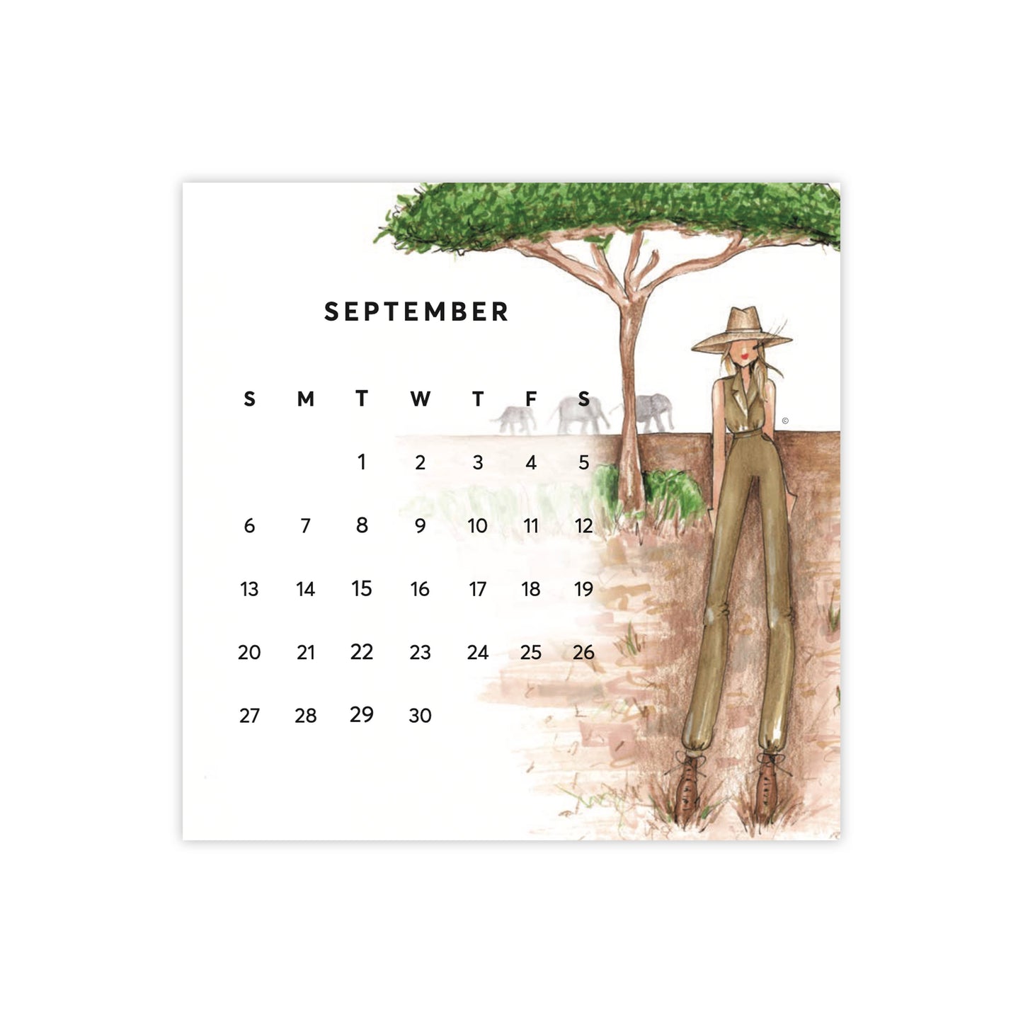 2026 Desk Calendar