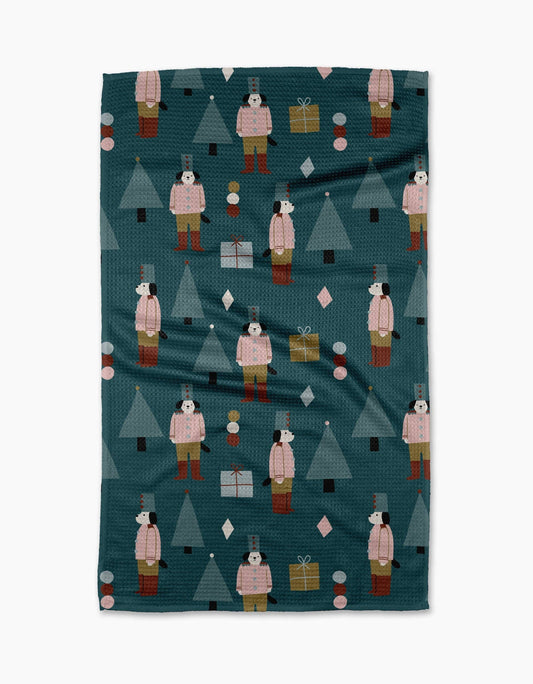 Modern Nutcracker Tea Towel