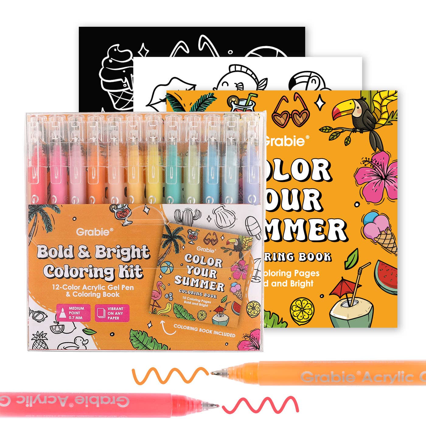 Bold & Bright Coloring Kit