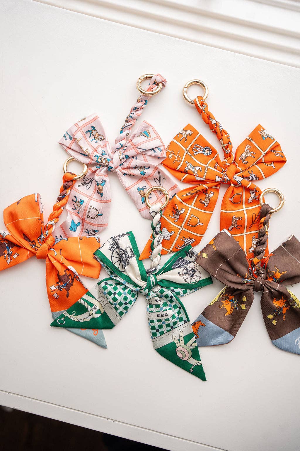 Megan Scarf Keychain  Bag Charm
