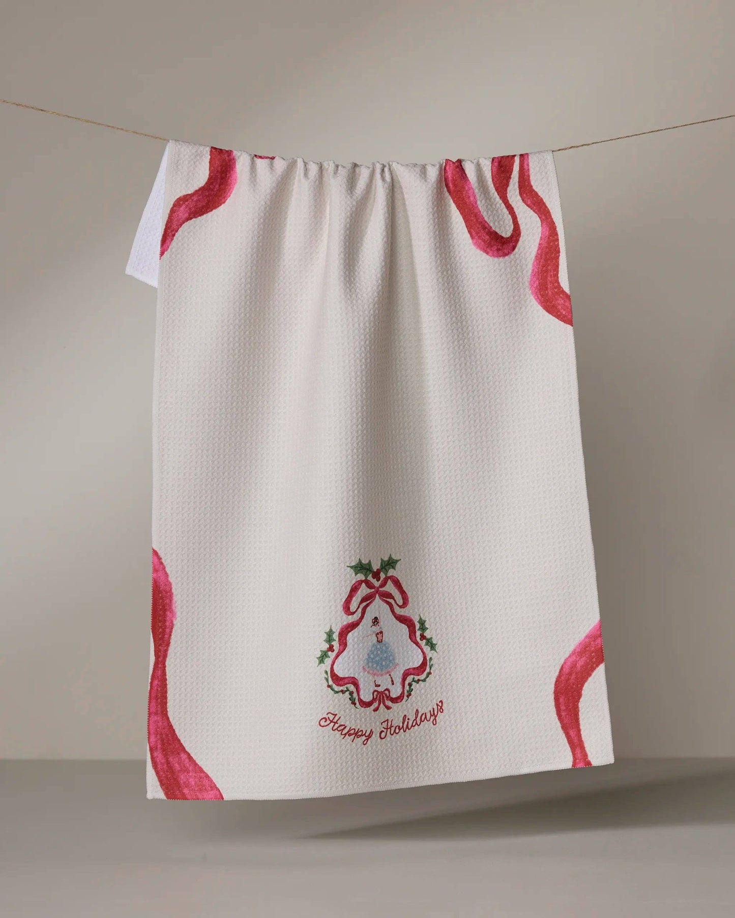 Winter Ballerina Tea Towel