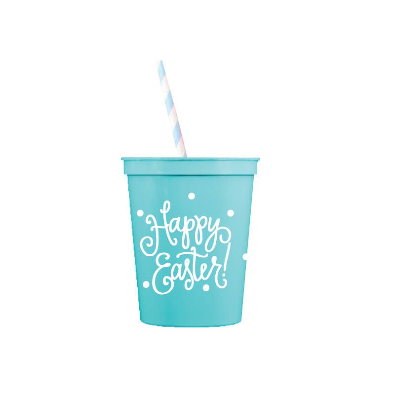 Happy Easter! | Kids Stadium Cups with Lids 