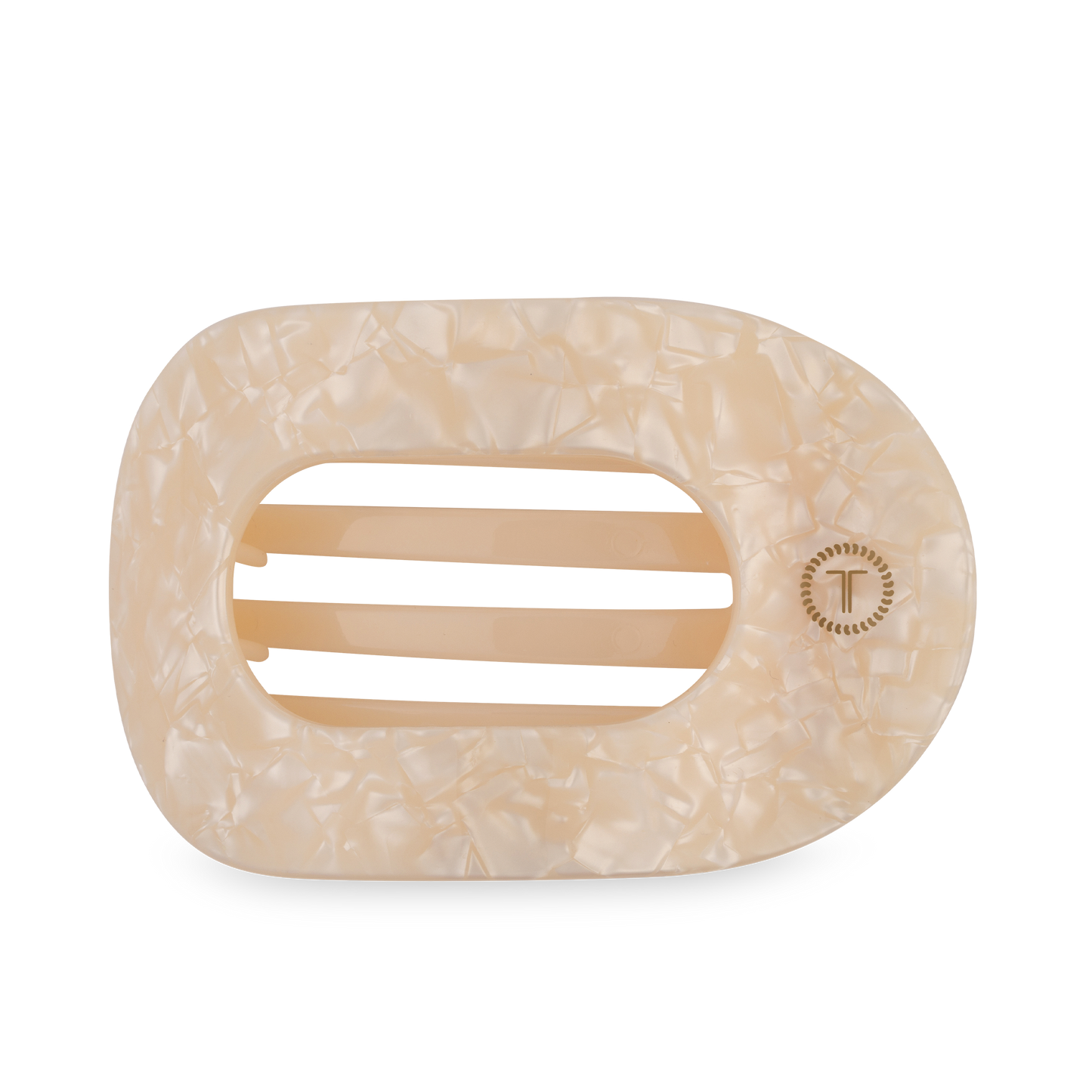 Flat Round Hair Clip | Large | Soft Surf