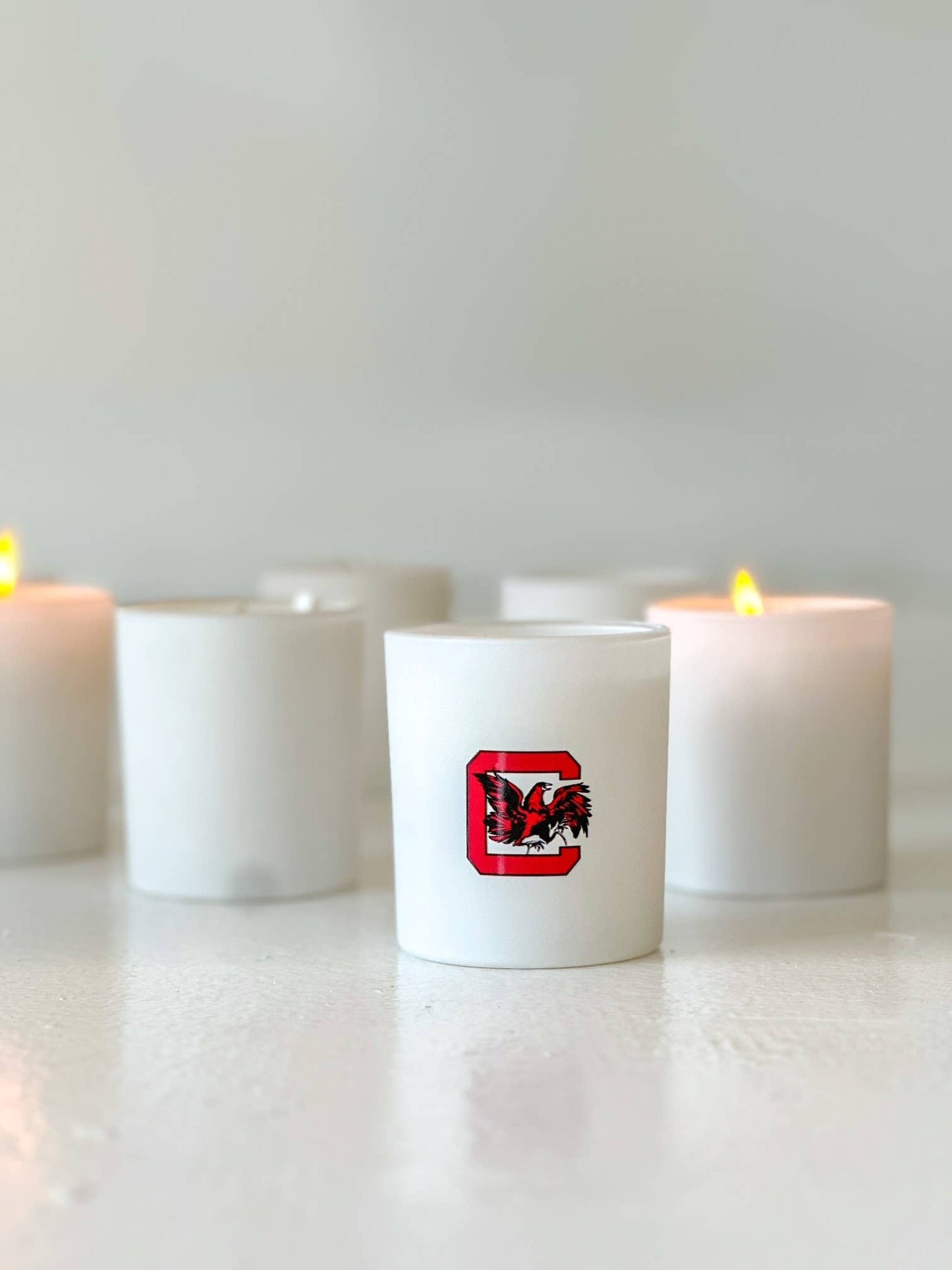 Collegiate Illustrated Glass 10 oz Soy Candle
