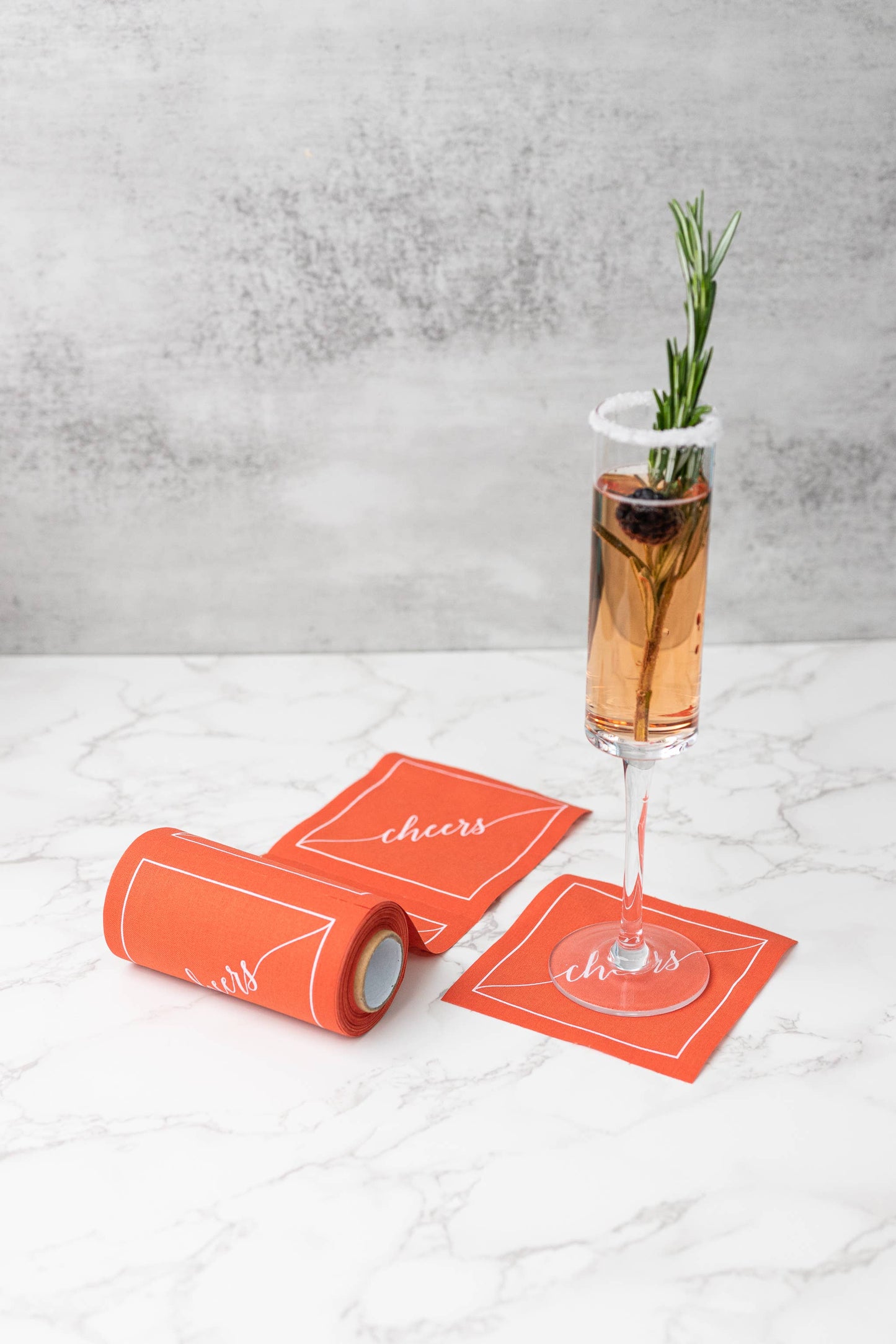 Late Sunset Cheers Luxury Disposable Cotton Napkins