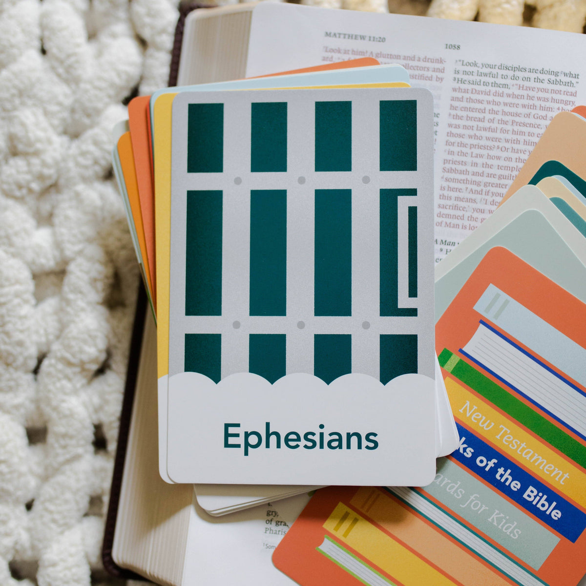 New Testament Books of the Bible Cards for Kids