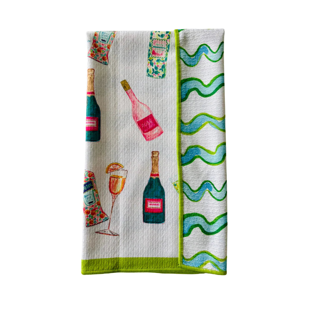 Cocktails Tea Towel