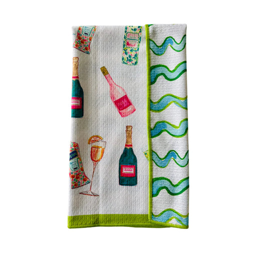 Cocktails Tea Towel
