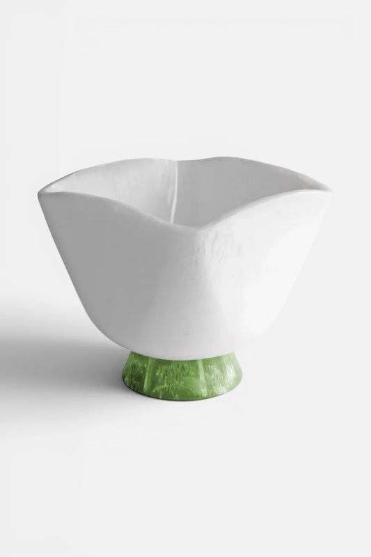 RESIN Rio Large Wine Bucket | White and Green