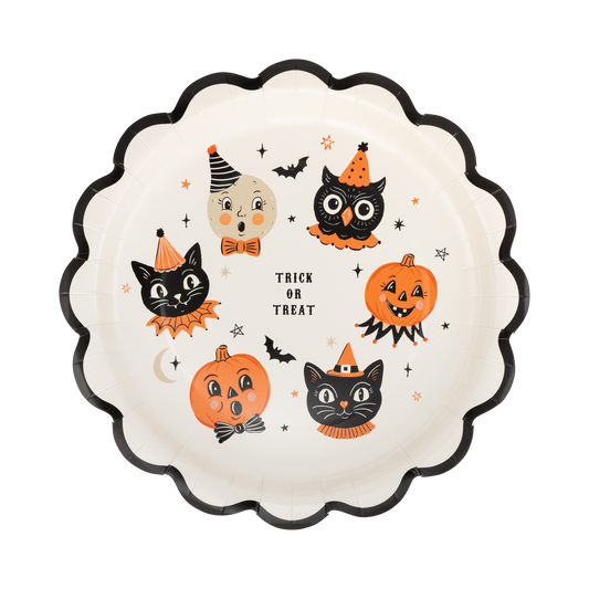 VHP1340 - Vintage Halloween Characters Plate