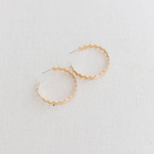 Earrings Bordeaux Gold