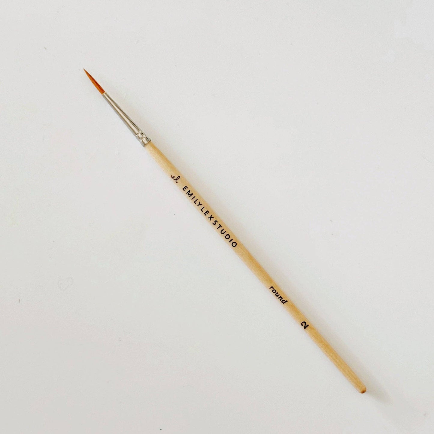 Watercolor Paintbrush Set of 5 Wood Brushes