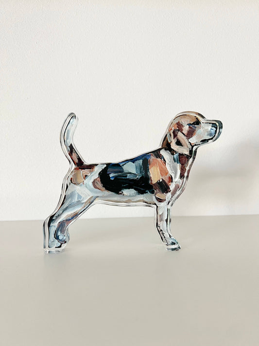 Beagle Acrylic Block