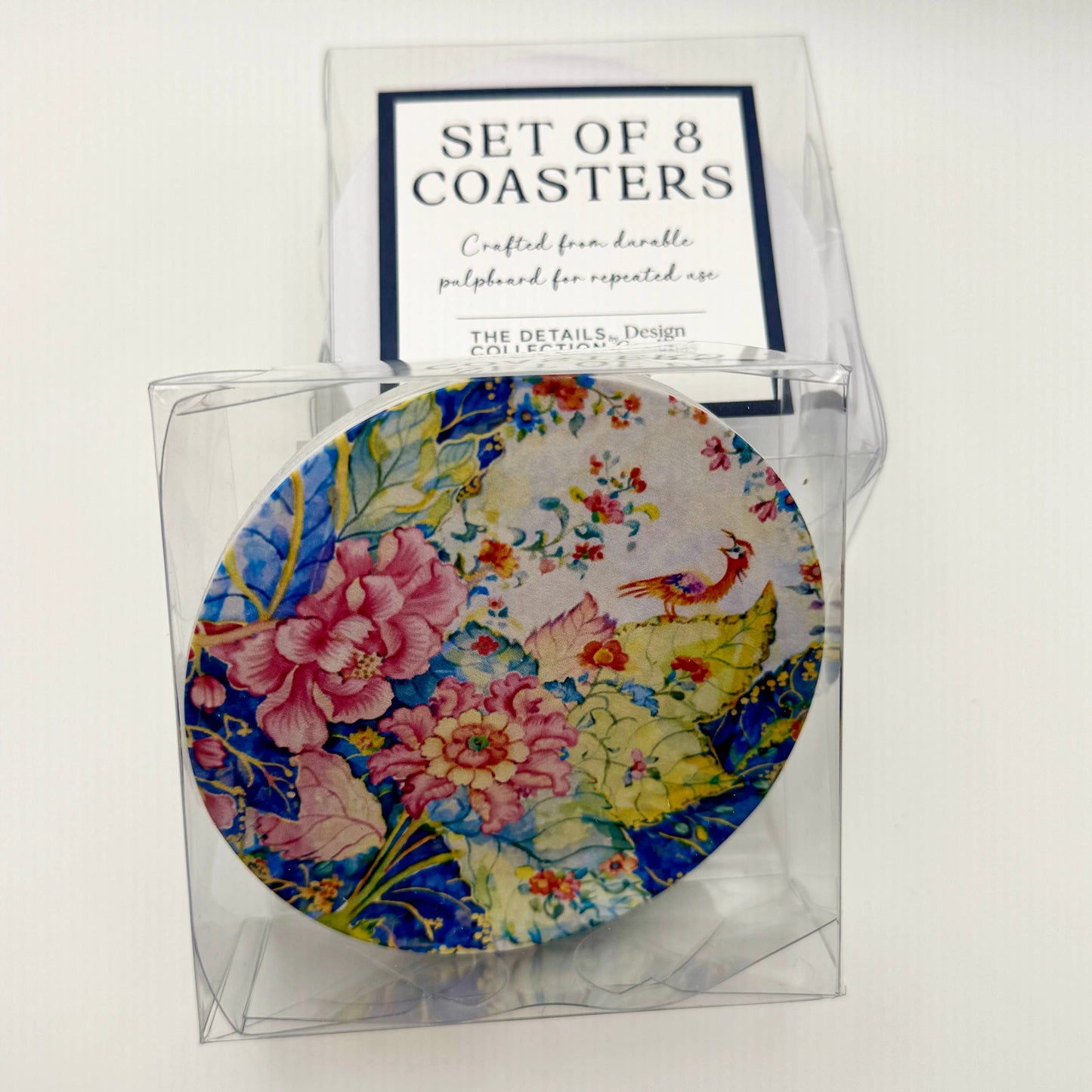 Tobacco Leaf Coasters Set of 8 | Garden Party Pulp-board
