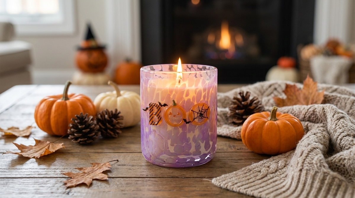 BOO Halloween 12oz Icon Candle