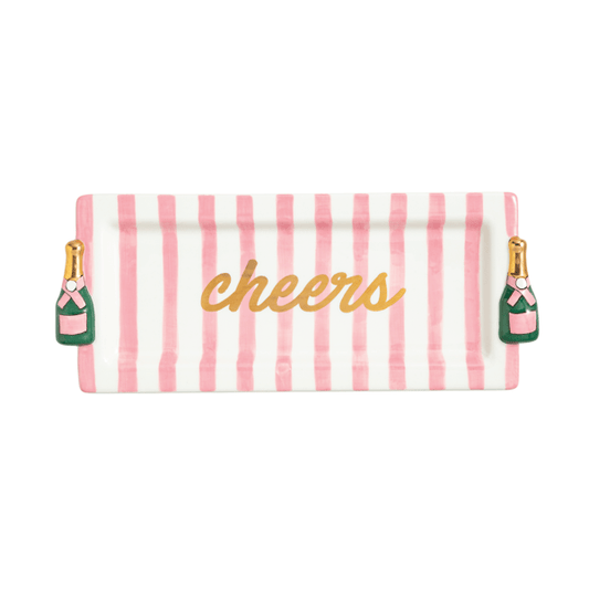 CHEERS CHAMPAGNE SERVING TRAY