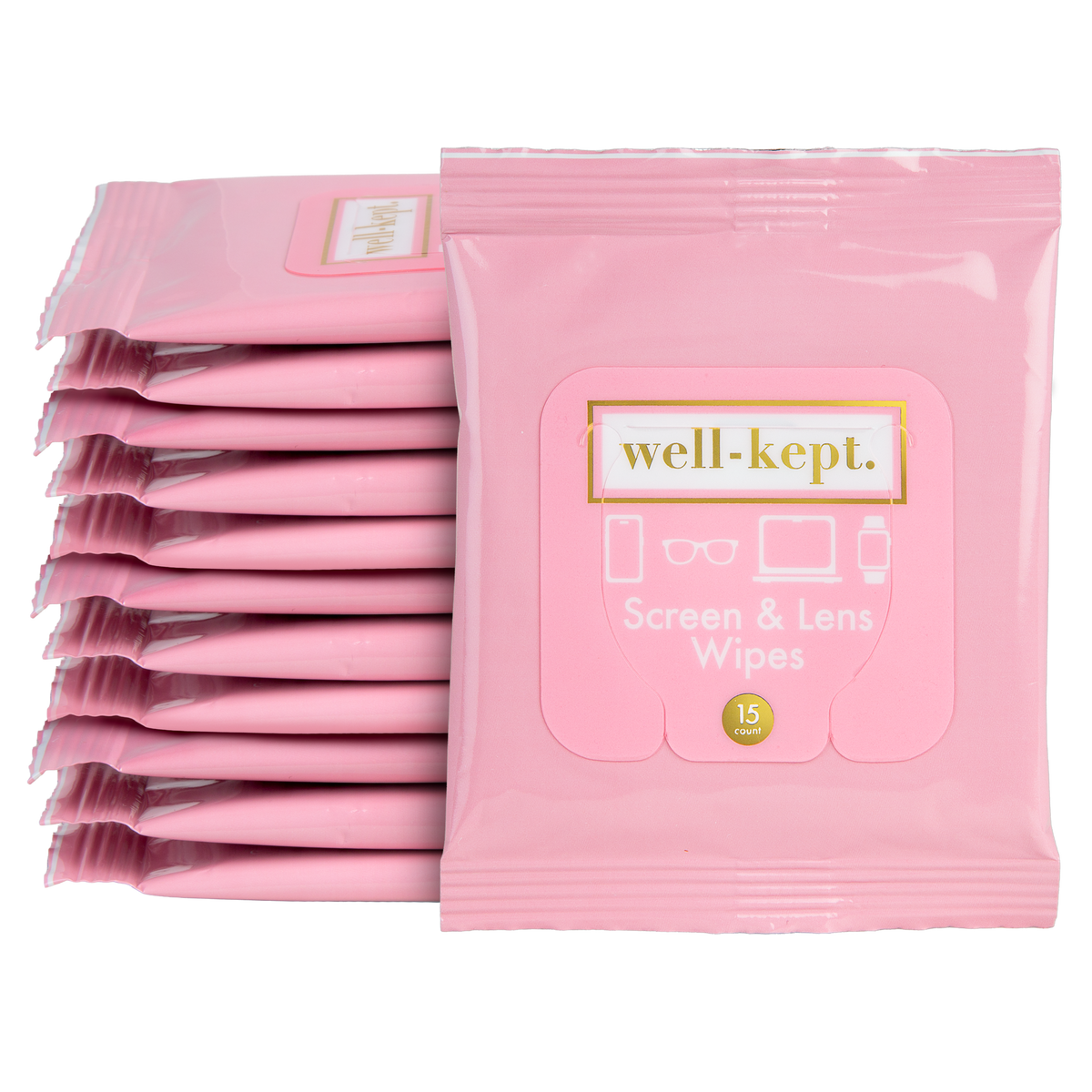 PINK SLATE SCREEN & LENS WIPES