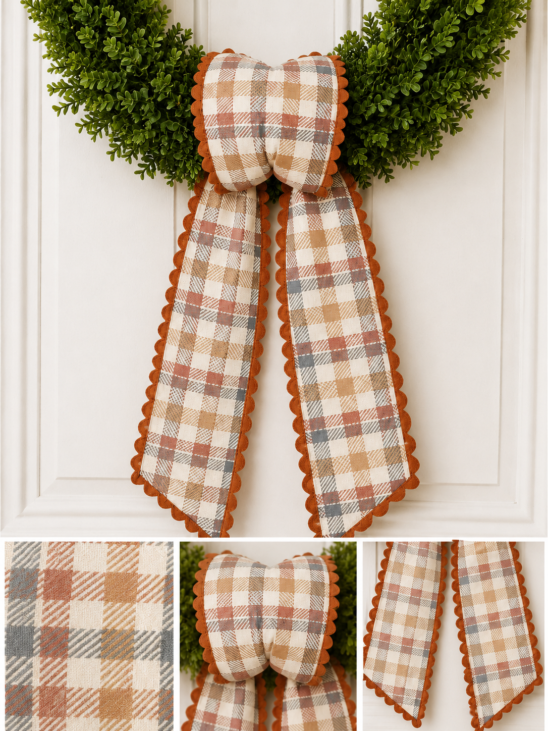 Fall Bow Wreath Sash Pre-Order - CAPPED - ETA End of August