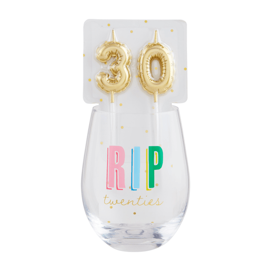Candle Wine Glass Set