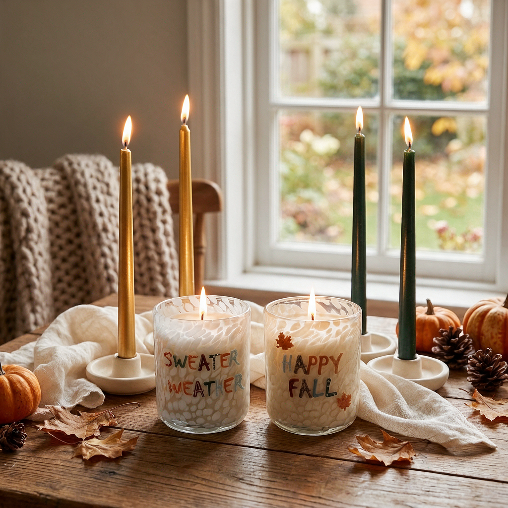 Happy Fall 12oz Icon Candle