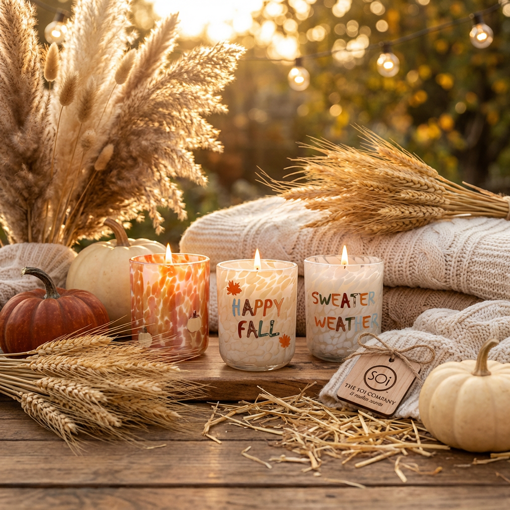 Happy Fall 12oz Icon Candle