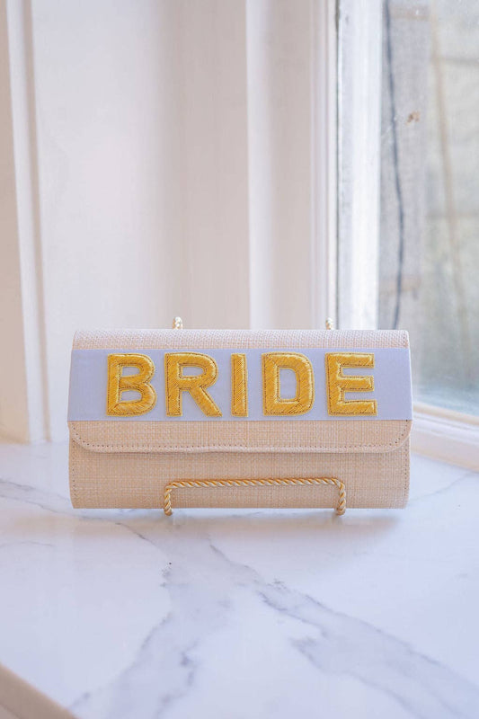 Straw Avery - Embroidered Applique - BRIDE- WS