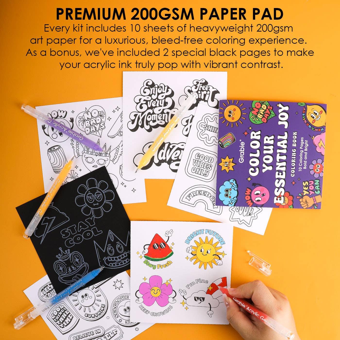 Bold & Bright Coloring Kit