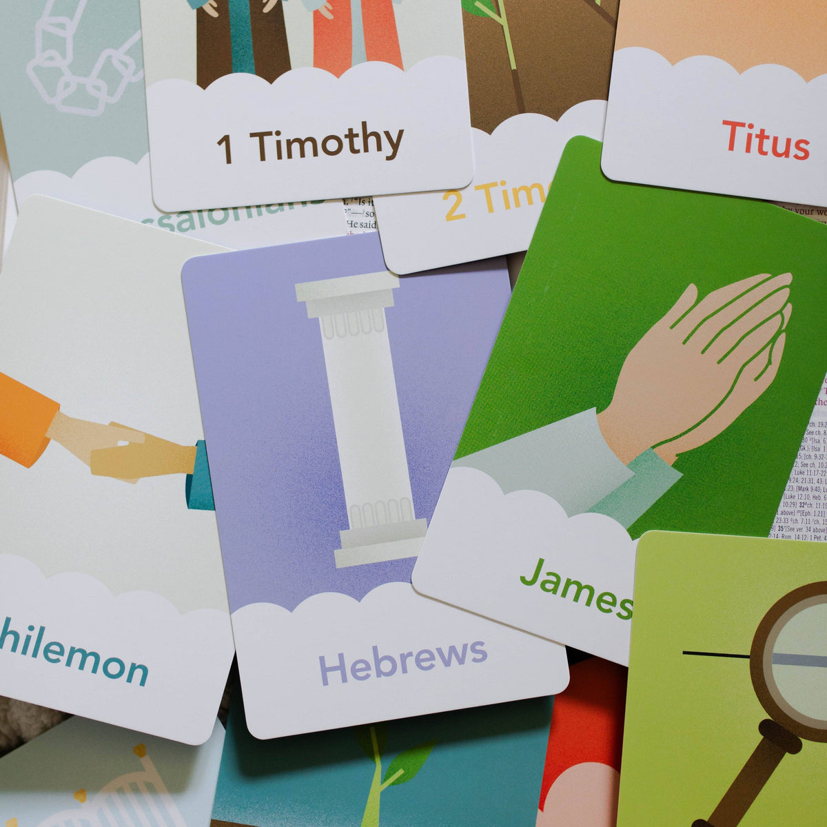 New Testament Books of the Bible Cards for Kids