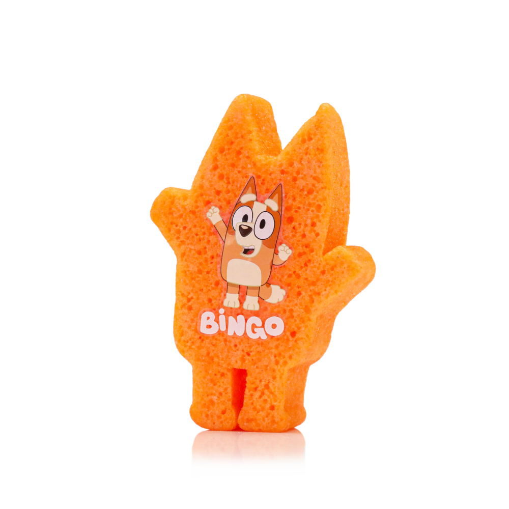 Bingo Tangerine Twirl Body Buffer | Bluey x Spongellé