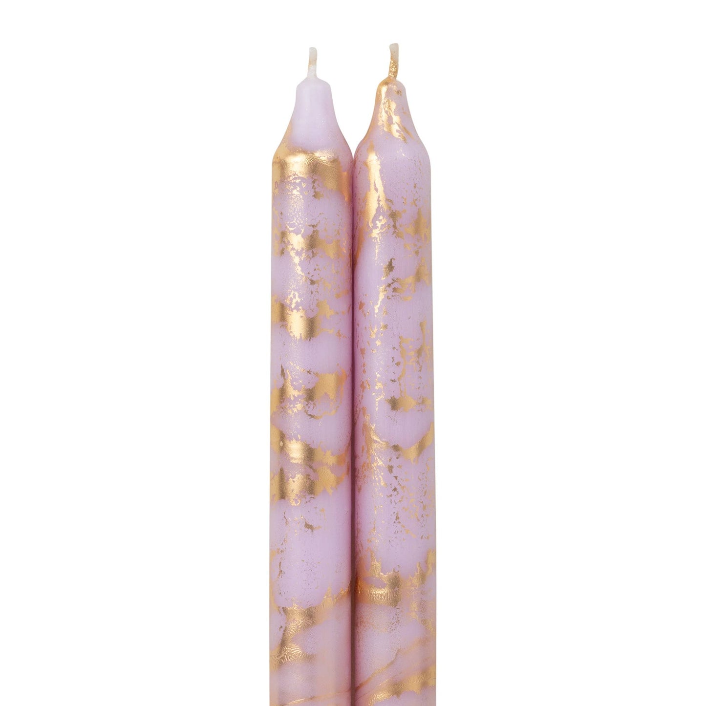 12" Decorative Taper 2pk with Gold