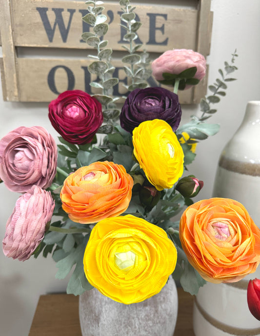 19"-Real Touch Ranunculus