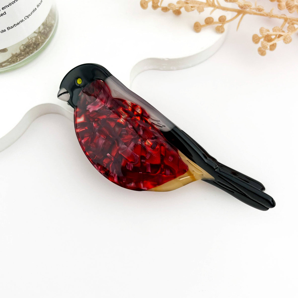 Elegant Delicate Bird Acetate Animal Hair Claw Clip