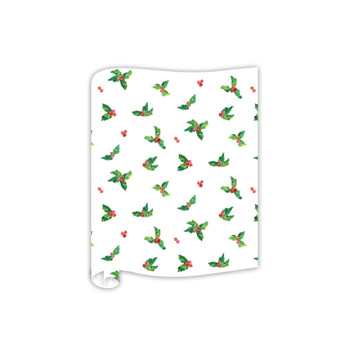 Holly with Berries Pattern Table Runners