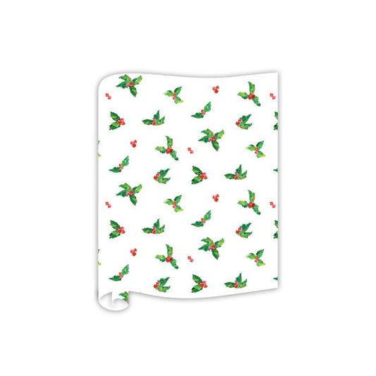 Holly with Berries Pattern Table Runners