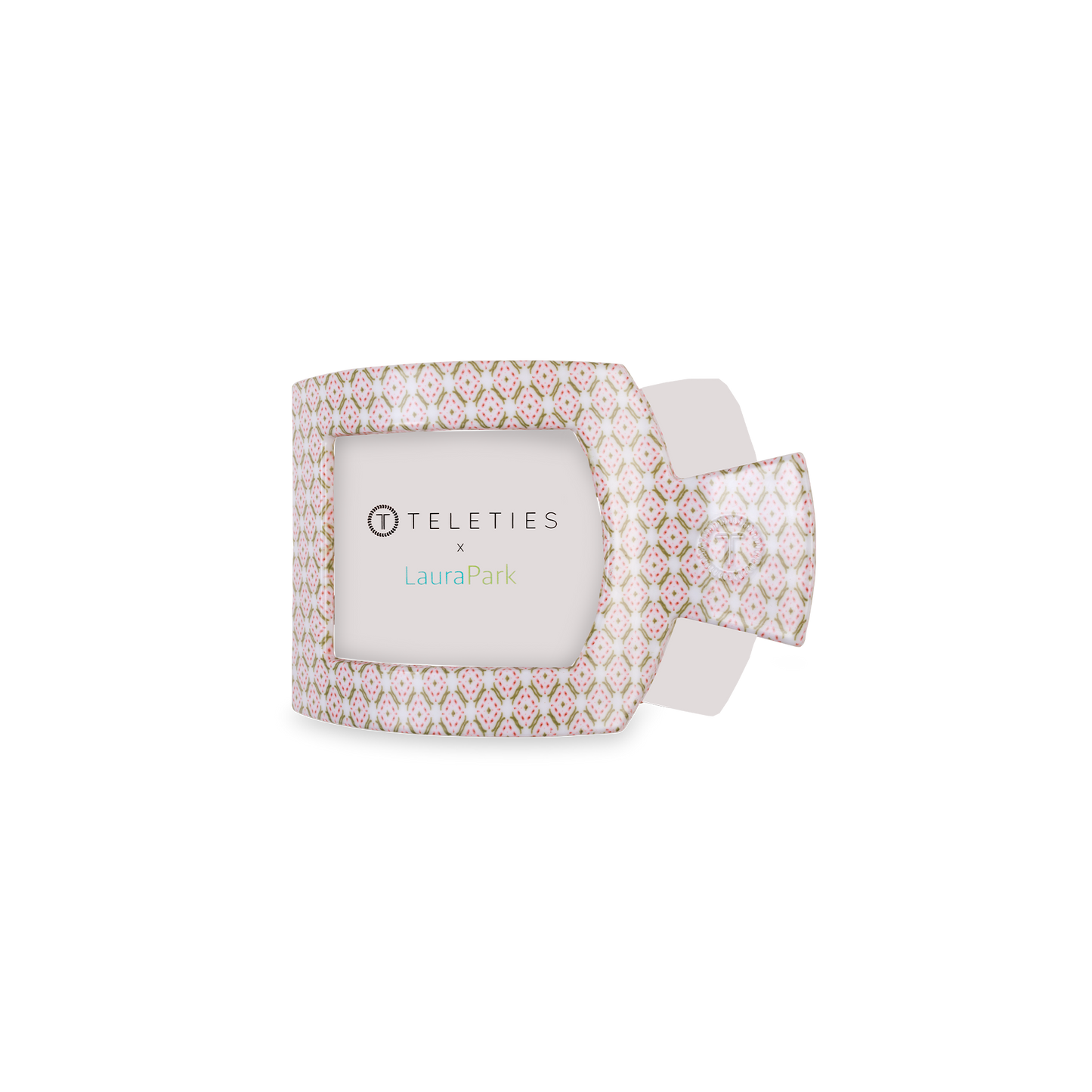 Pine & Pearl | Small | Flat Square Hair Clip