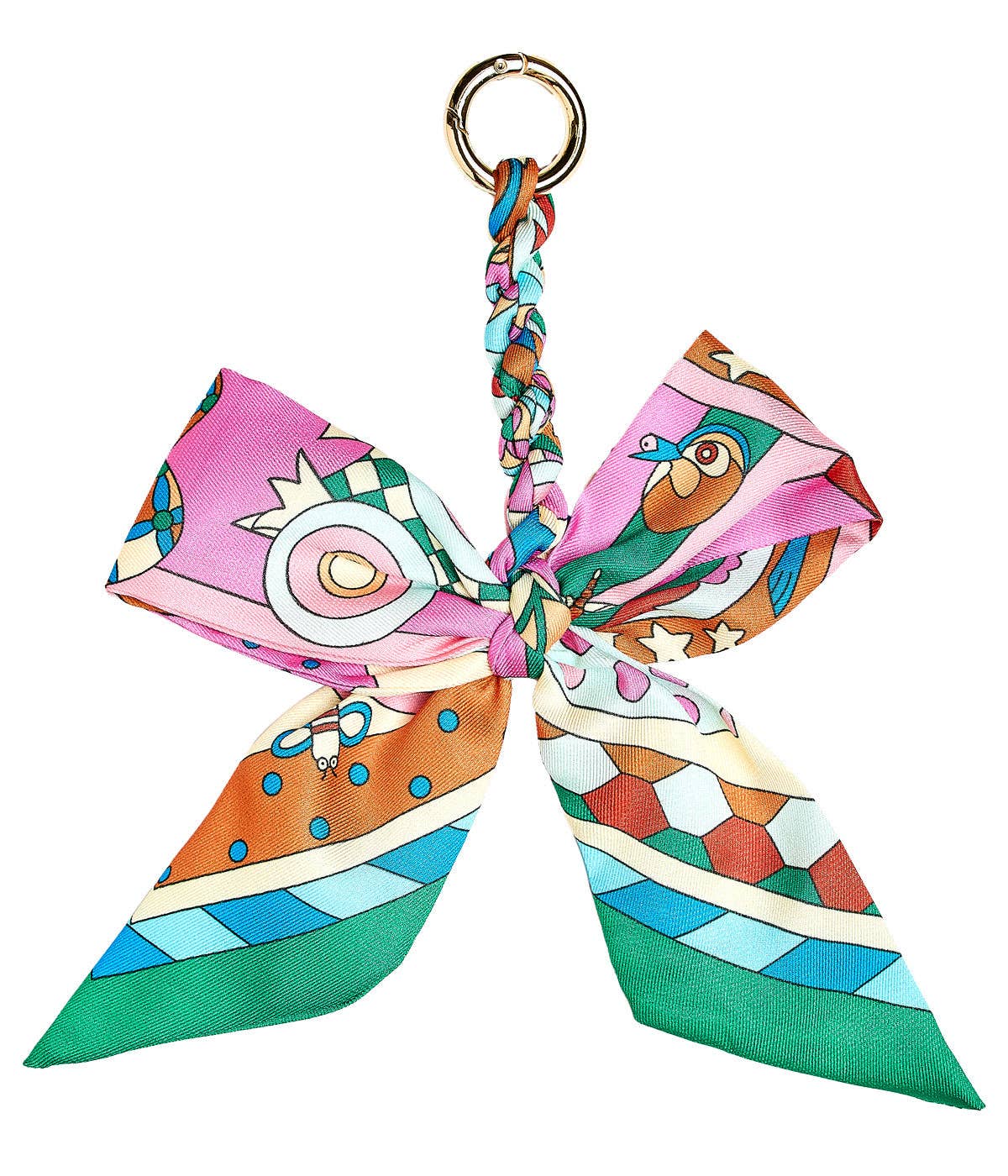 Megan Scarf Keychain  Bag Charm
