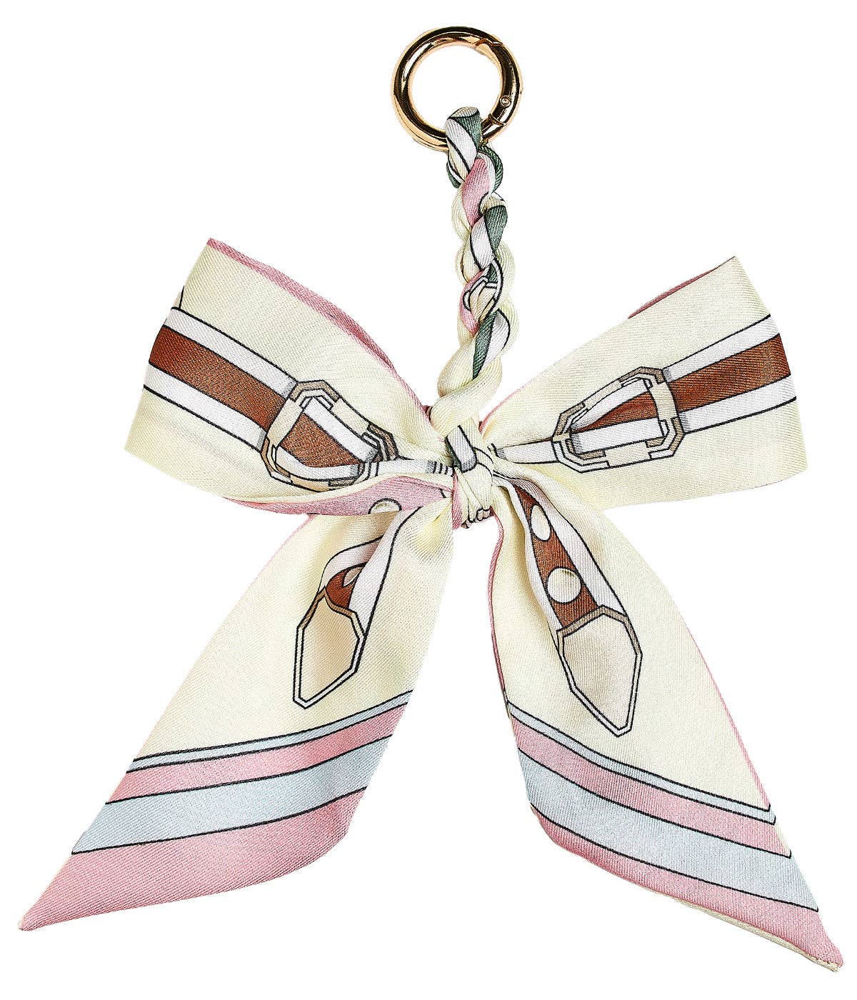 Megan Scarf Keychain  Bag Charm