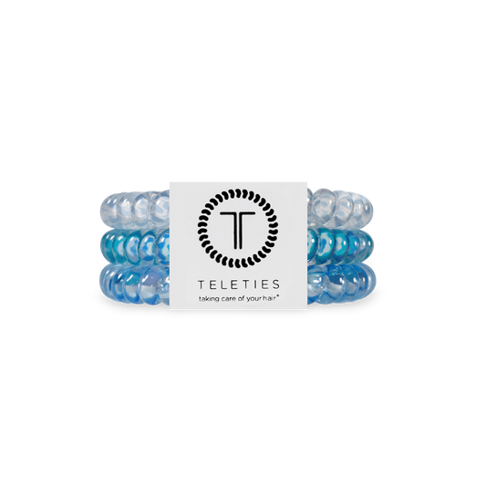 Spiral Hair Coils | Small | Summer Sky Hair Ties